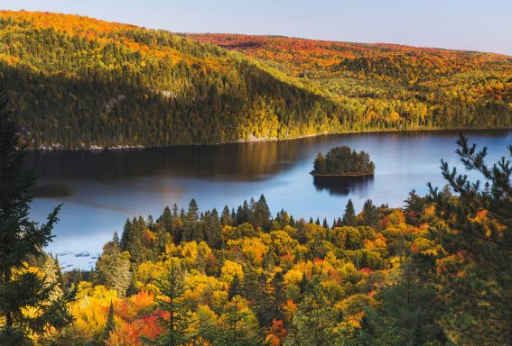Parc national de la Mauricie à l'automne