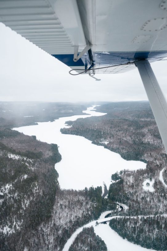 Survol en hiver avec Hydravion Aventure