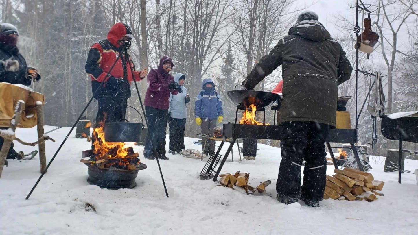 BBQ hivernal avec Marcheur des bois