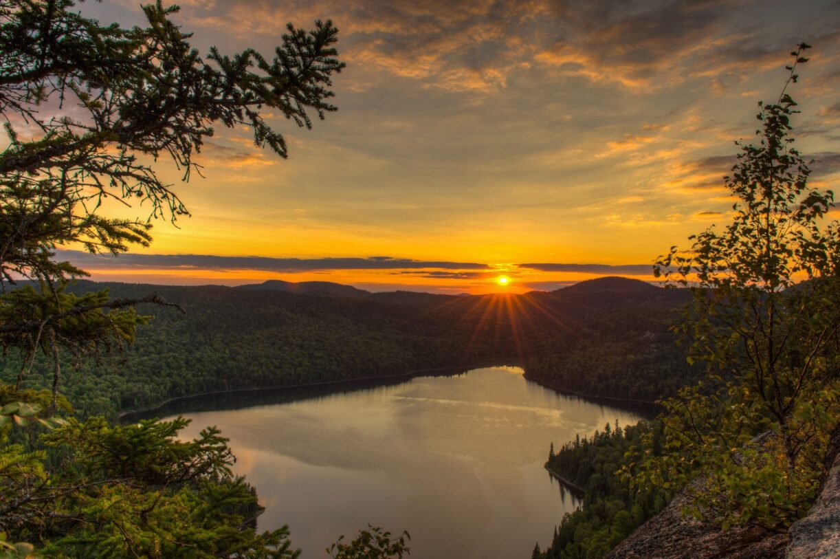 Parc régional des Sept-Chutes dans Lanaudière au Québec