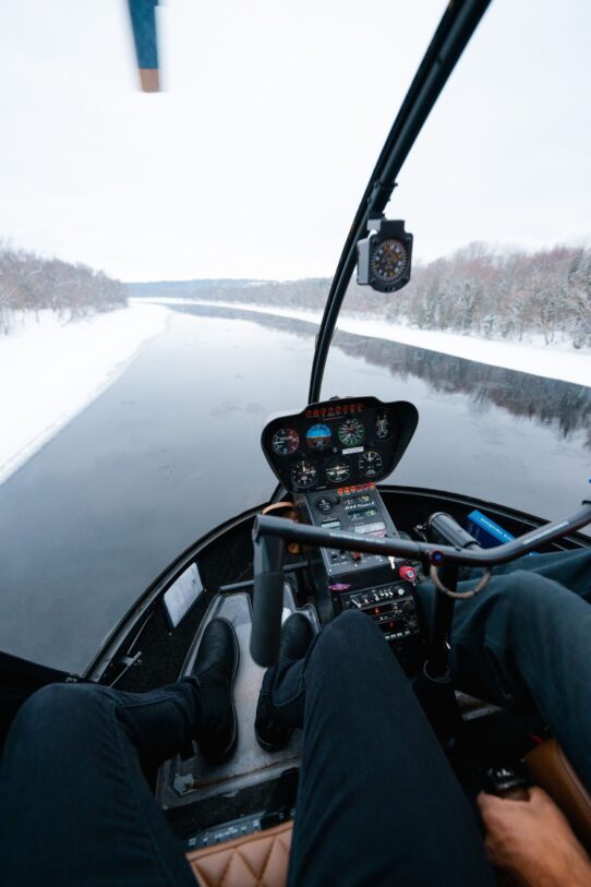 Survol en hélicoptère