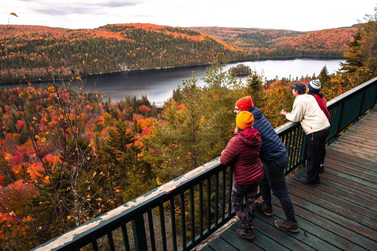 Belvédère au parc national de la Mauricie