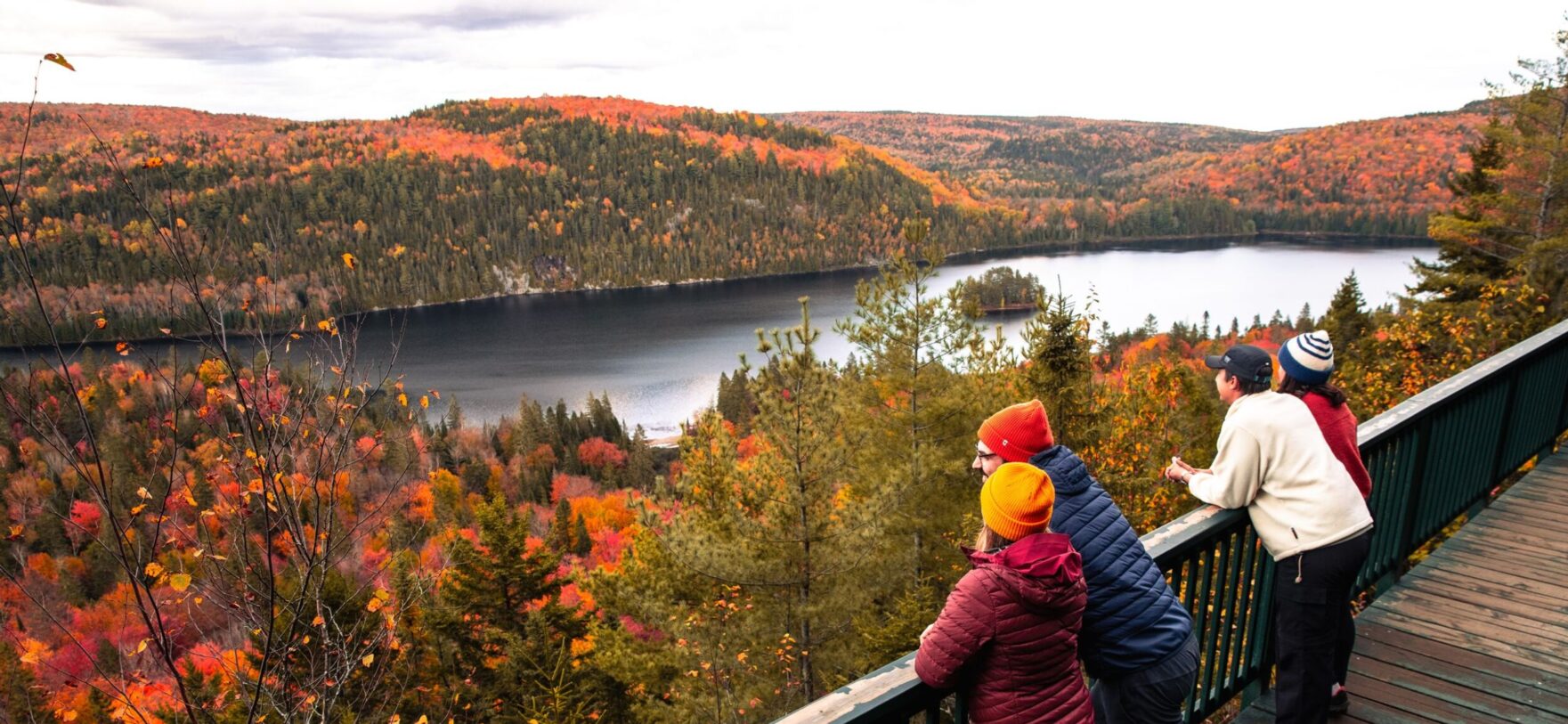 Belvédère au parc national de la Mauricie