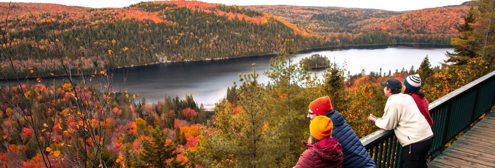 Belvédère au parc national de la Mauricie
