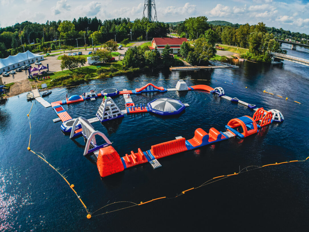 Aqua Radical au parc de l'Île Melville, à Shawinigan, en Mauricie