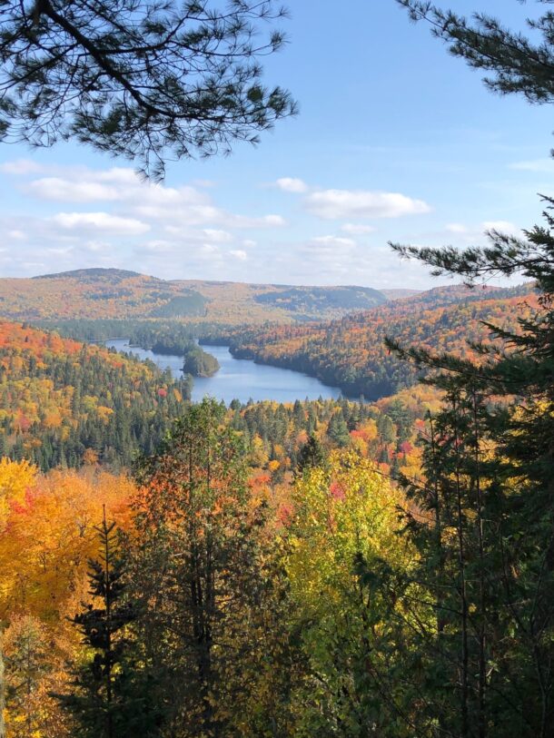 Belvédère, sentier chutes Waber, parc national de la Mauricie