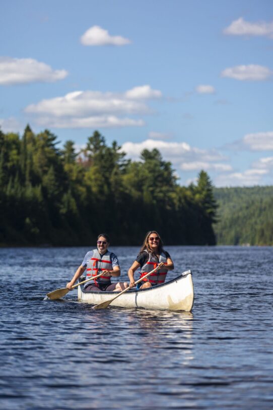 Canot au parc national de la Mauricie