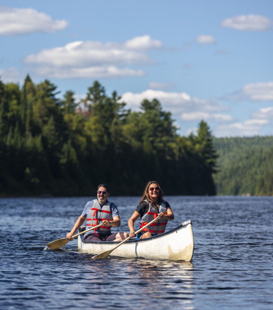 Canot au parc national de la Mauricie