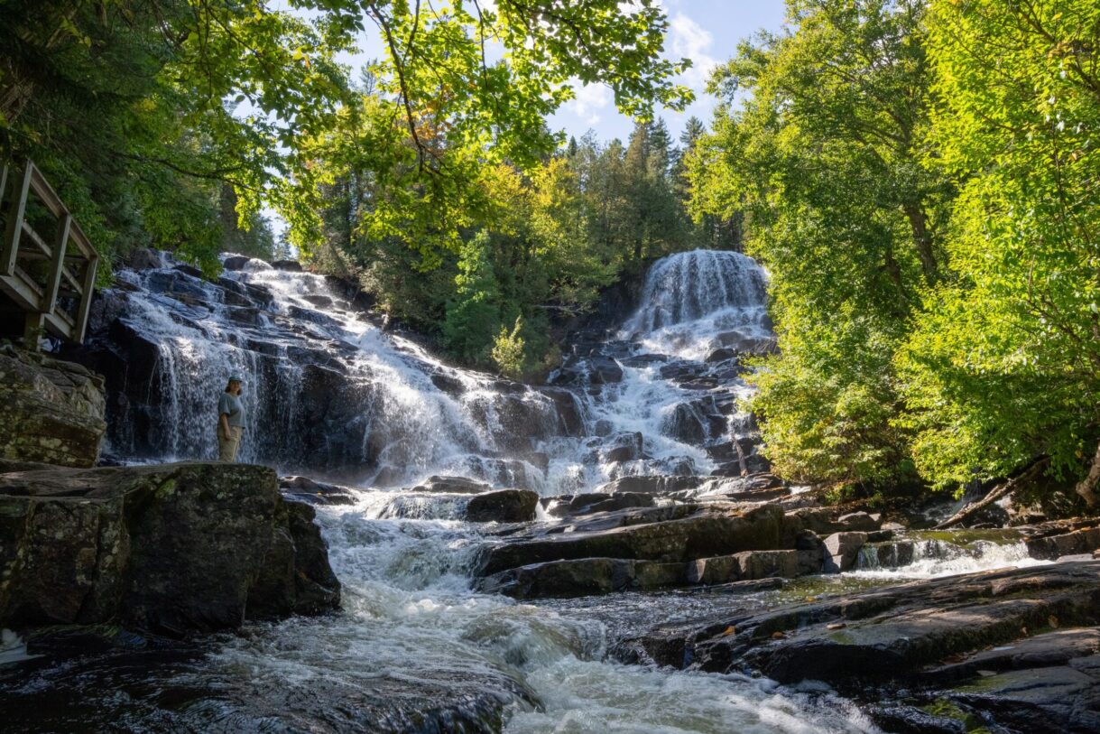 Chutes Waber dans le parc national de la Mauricie