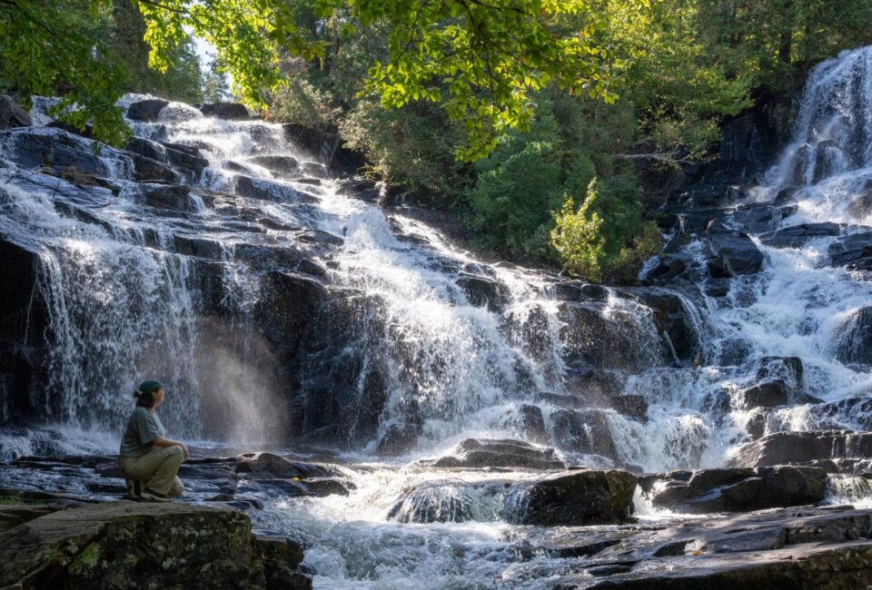 Chutes Waber dans le parc national de la Mauricie