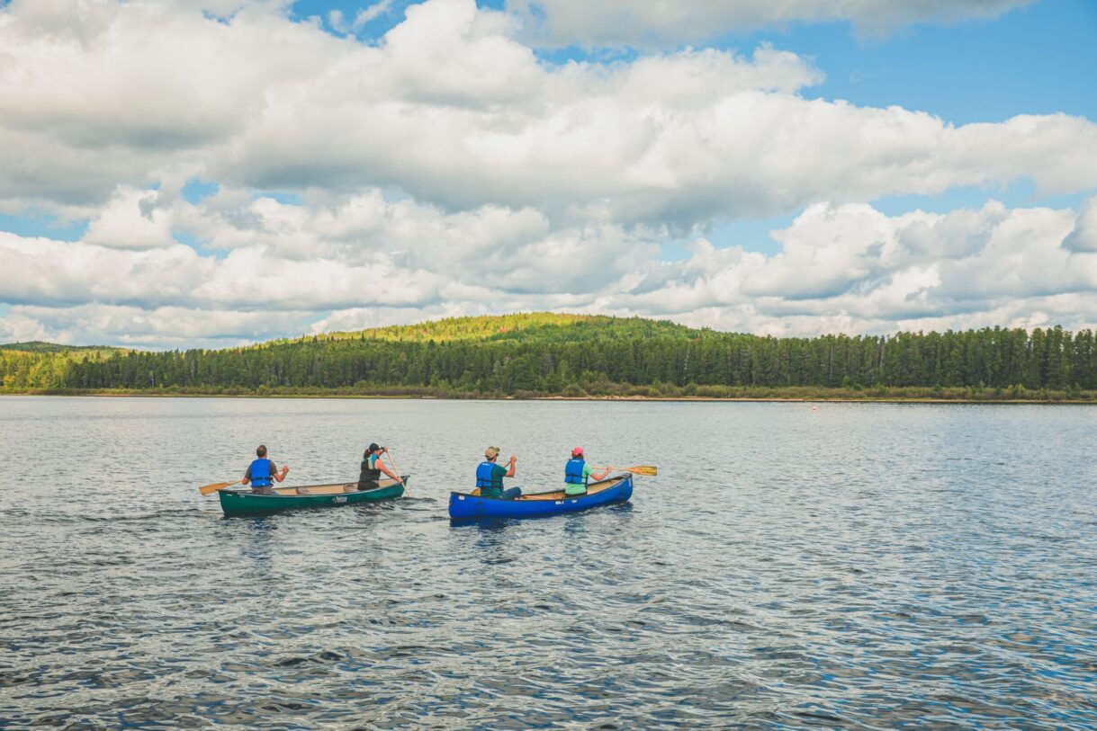 Canot au Parc régional du Lac Taureau