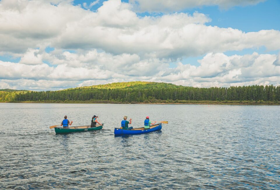 Canot au Parc régional du Lac Taureau